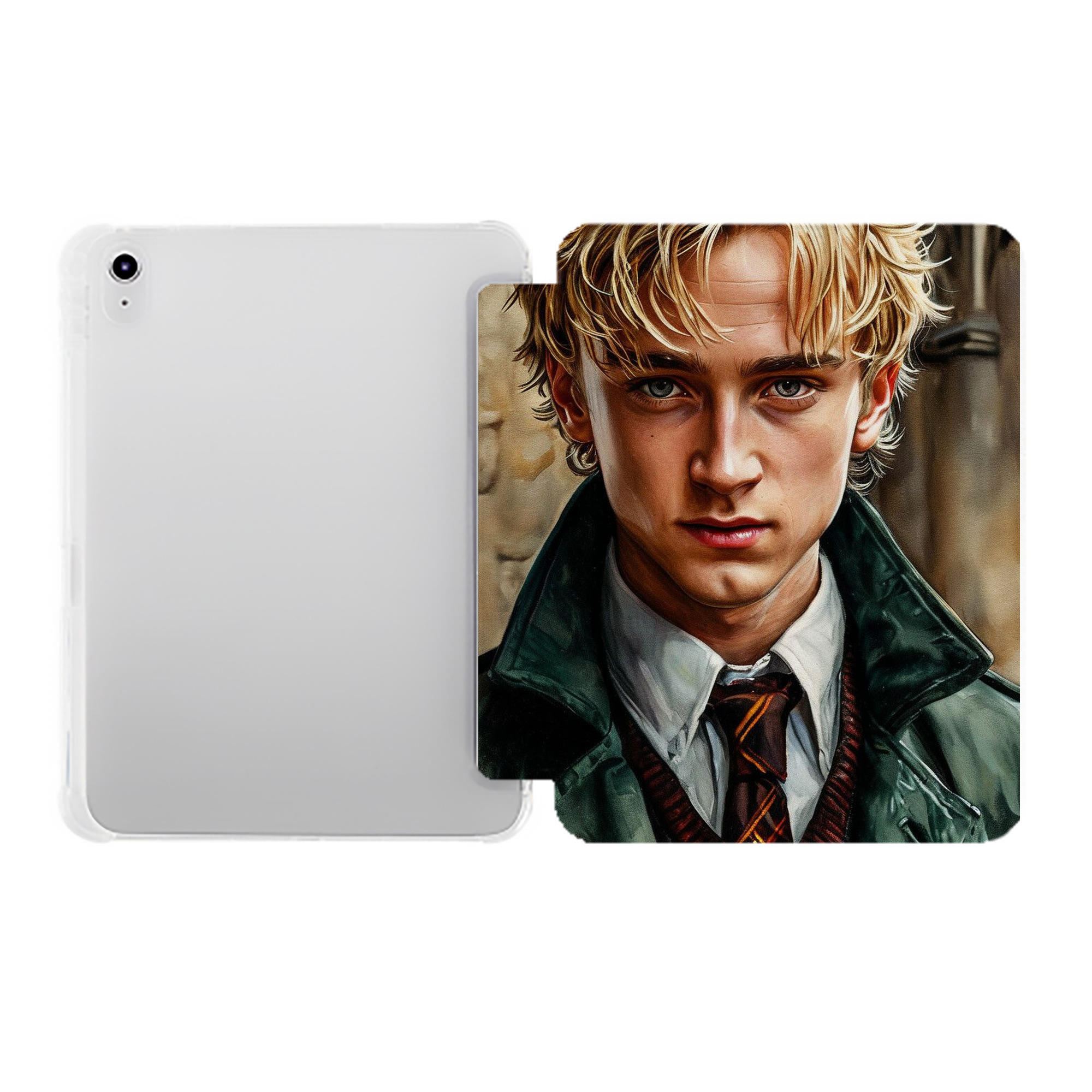 （画像用） Harry Potter ハリー・ポッターシリーズ IPad ケース ペン収納付き 三つ折りスタンド PUレザー×シリコン 対応機種9.5/10.5/10.9インチ